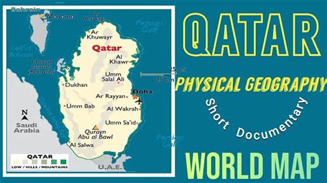 waar ligt qatar|Geography of Qatar .